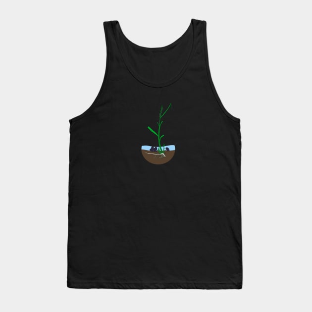 Spartina-Geukensia mutualism Tank Top by DashingGecko